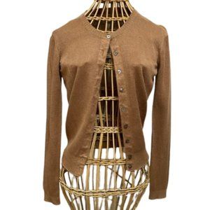 Tommy Bahama copper linen cardigan.